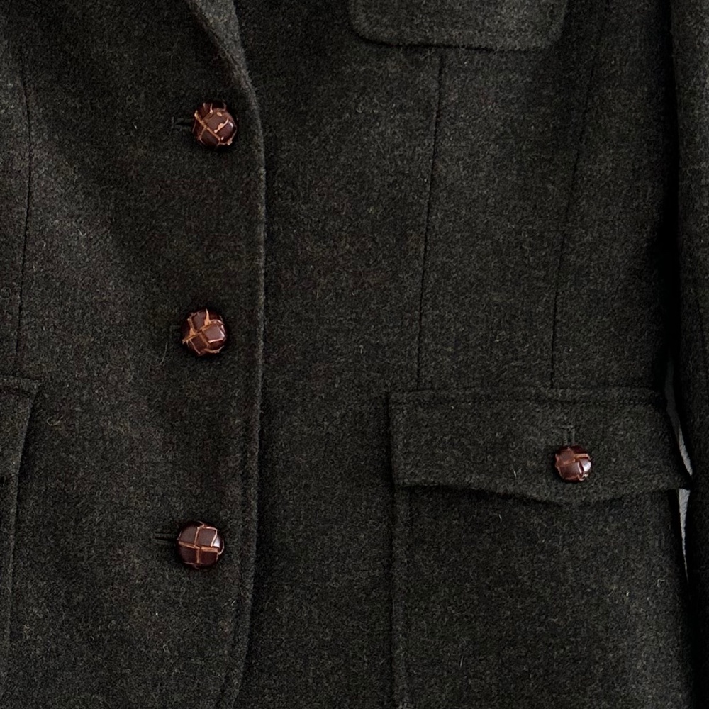100% Wool Brooks Brother Tweed Blazer Jacket Sz 6 - Picture 16 of 17